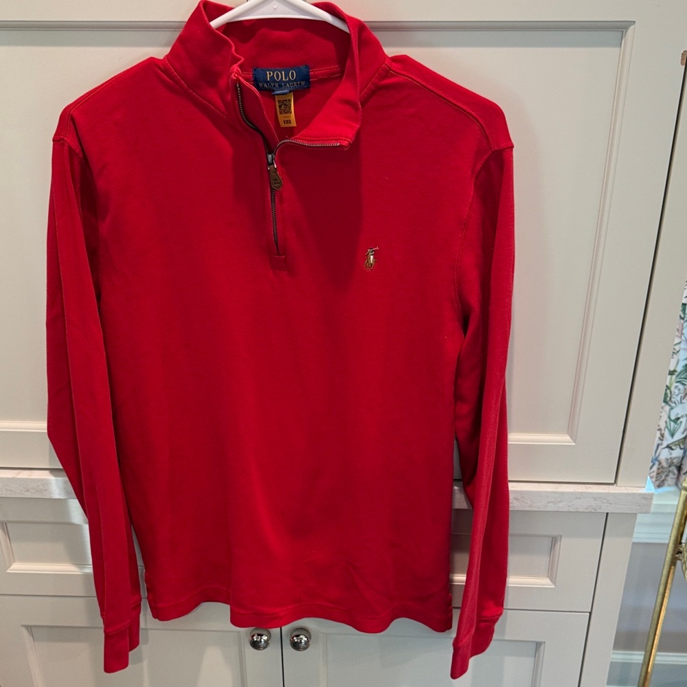 Polo by Ralph Lauren Kids Red Pullover Sweater